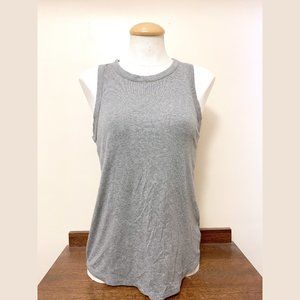 Old Navy High Neck T-shirt Athletic Grey Tank